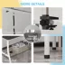 PawHut Foldable Dog Grooming Table with Adjustable Grooming Arms, Storage Shelf image thumbnail 7