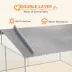 PawHut Dog Kennel Outdoor, Heavy Duty Playpen with Secure Lock, Cover,  13.1' x 13.1' x 7.5' image thumbnail 4