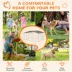 PawHut Dog Kennel Outdoor, Heavy Duty Playpen with Secure Lock, Cover,  13.1' x 13.1' x 7.5' image thumbnail 6