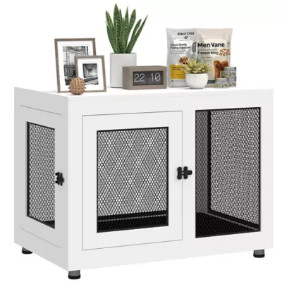 PawHut Pet Crate End Table with Water-resistant Cushion - Image 1