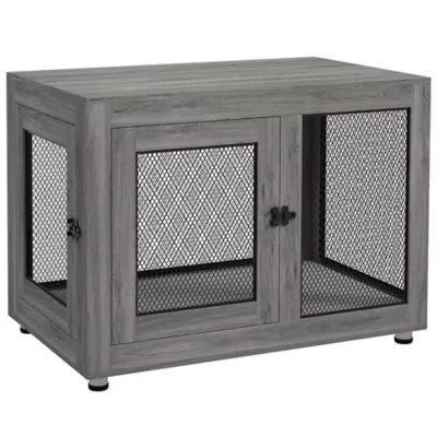 PawHut Pet Crate End Table with Water-resistant Cushion - Image 1