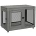 PawHut Pet Crate End Table with Water-resistant Cushion image thumbnail 1