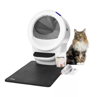 Litter Robot 4 Beginner Bundle - Litter Robot 4, Littertrap Mat, Odortrap Pack, Waste Liners, Wipes - Image 1