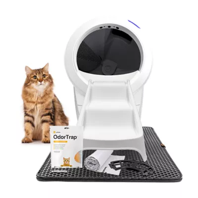 Litter Robot 4 Complete Bundle - Litter Robot 4, Ramp, Littertrap Mat, Odortrap Pack & Holder, Liner - Image 1