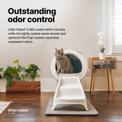 Litter Robot 4 Complete Bundle - Litter Robot 4, Ramp, Littertrap Mat, Odortrap Pack & Holder, Liner - Image 4