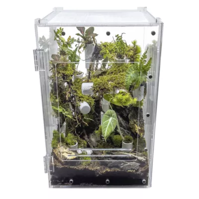 HerpCult Acrylic Terrarium Front Opening Large - 10" x 10" x 16" - Image 3