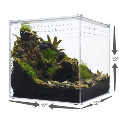 HerpCult Acrylic Terrarium XL - 12" x 12" x 12" - Image 2
