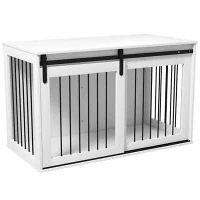 PawHut Dog Crate Furniture, Dog Crate End Side Table for Large Dogs - Image 1