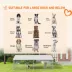PawHut 13.1' x 7.5' x 4.9' Outdoor Dog Kennel Dog Run with Waterproof, UV Resistant Cover image thumbnail 4
