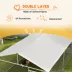 PawHut 13.1' x 7.5' x 4.9' Outdoor Dog Kennel Dog Run with Waterproof, UV Resistant Cover image thumbnail 6