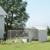 PawHut Galvanized Steel Dog Kennel with Waterproof & UV-Resistant Cover, 19.7' x 7.5' x 4.9' image thumbnail 2