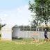 PawHut Galvanized Steel Dog Kennel with Waterproof & UV-Resistant Cover, 19.7' x 7.5' x 4.9' image thumbnail 3
