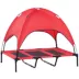 PawHut Elevated Dog Bed with Canopy, Dog Cot, for XL Dogs, 48" x 36" x 43" image thumbnail 1