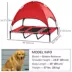 PawHut Elevated Dog Bed with Canopy, Dog Cot, for XL Dogs, 48" x 36" x 43" image thumbnail 3