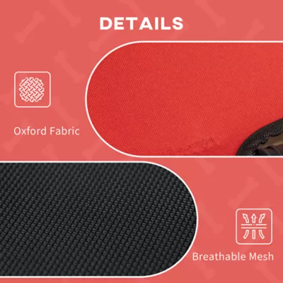 PawHut Elevated Dog Bed with Canopy, Dog Cot, for XL Dogs, 48" x 36" x 43" - Image 5