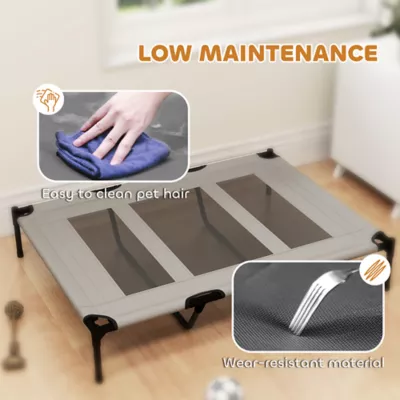 PawHut Elevated Dog Bed, Raised Dog Cot for XL Sized Dogs, 48" x 36" x 9" - Image 6