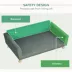 PawHut Dog Sofa Bed with Removable Pillows, Washable Cushion, Water-resistant Fabric image thumbnail 5