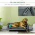 PawHut Dog Sofa Bed with Removable Pillows, Washable Cushion, Water-resistant Fabric image thumbnail 6