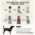 PawHut Elevated Dog Sofa Bed, with Cushion, Washable Cover, Wooden Legs image thumbnail 4