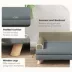 PawHut Elevated Dog Sofa Bed, with Cushion, Washable Cover, Wooden Legs image thumbnail 6