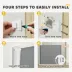 PawHut Retractable Pet Safety Barrier Gate, Flexible and Extensible for Stairways Doorways Hallways image thumbnail 5