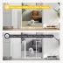 PawHut Retractable Pet Safety Barrier Gate, Flexible and Extensible for Stairways Doorways Hallways image thumbnail 6