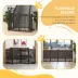 PawHut 80"Lx29.5"H Freestanding Pet Gate with Support Feet image thumbnail 6