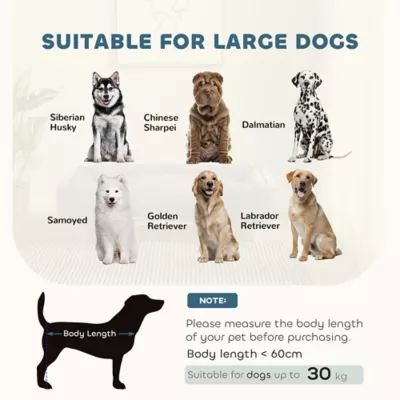 PawHut Washable Dog Sofa for Large Dogs, Elevated Pet Couch with Anti-slip Foot Pads - Image 4
