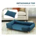 PawHut Washable Dog Sofa for Large Dogs, Elevated Pet Couch with Anti-slip Foot Pads image thumbnail 5