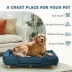 PawHut Washable Dog Sofa for Large Dogs, Elevated Pet Couch with Anti-slip Foot Pads image thumbnail 7