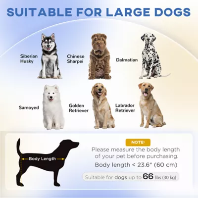 PawHut Dog Sofa for Large Dogs with Washable Cover, Anti-slip Foot Pads - Image 4