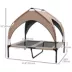 PawHut Raised Dog Bed Cooling Dog Cot w/ Canopy Washable Breathable Mesh image thumbnail 3