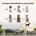 PawHut Pet Sofa Bed for Large Dogs with Removable Cushion, Washable Cover, Anti-slip Foot Pads image thumbnail 4