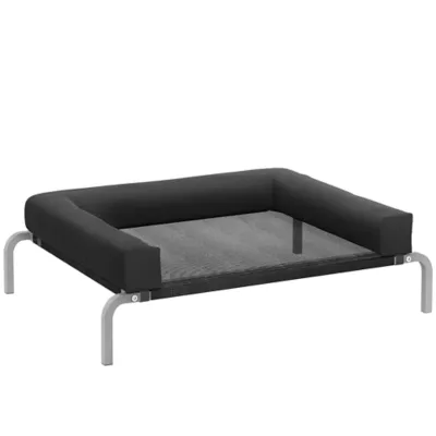 PawHut Elevated Dog Bed, Portable Raised Dog Cot with Breathable Mesh, Removable and Water-Resistant - Image 1