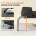 PawHut Elevated Dog Bed, Portable Raised Dog Cot with Breathable Mesh, Removable and Water-Resistant image thumbnail 4