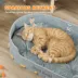 PawHut Pet Bed with Washable Removable Cushion, Scratch-Resistant, Felt, for Cats and Dogs image thumbnail 4