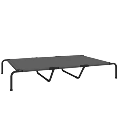 PawHut Elevated Dog Bed, Outdoor Dog Cot, Raised Dog Bed for Large Dogs with Breathable Mesh - Image 1