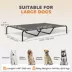 PawHut Elevated Dog Bed, Outdoor Dog Cot, Raised Dog Bed for Large Dogs with Breathable Mesh image thumbnail 3