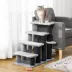 PawHut Cat Stairs-3 Steps, Small Cat Tree with Scratching Posts Toy Ball, 17.5" x 15.5" x 19" image thumbnail 2