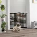 PawHut Extra Tall Dog Gate with Door, Pressure Fit, Auto Close, Double Locking for Doorways Hallways image thumbnail 2