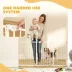 PawHut 29"-58" Wide Pet Gate Includes 7", 8", 12" Extensions Kit, 30 Inch Tall Pressure-Mounted image thumbnail 5