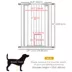PawHut 41"H Easy Open Indoor Dog Gate image thumbnail 3