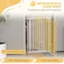 PawHut 41"H Easy Open Indoor Dog Gate image thumbnail 5