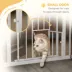 PawHut 41"H Easy Open Indoor Dog Gate image thumbnail 7
