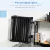 PawHut Dog Safety Gate 8-Panel Playpen, Steel Fence Stair Barrier Room Divider image thumbnail 7