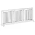 PawHut Freestanding Pet Gate, Folding Dog Gate with 2 Support Feet, 24" High, 3 Panels image thumbnail 1