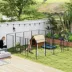 PawHut Heavy Duty Pet Playpen, 16 Panels with 2 Doors, Locking Latch, 47" Height image thumbnail 2