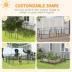 PawHut Dog Pen with Gate, 12 Panels, 31.5" Height image thumbnail 4