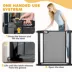 PawHut 29.9"H Metal Pet Gate, w/ Auto Closing Door, Double Locking image thumbnail 4