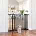 PawHut 29.9"H Metal Pet Gate, w/ Auto Closing Door, Double Locking image thumbnail 2